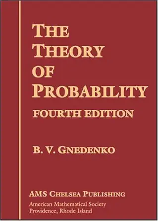 the theory of probability 1st edition b v gnedenko 082183746x, 978-0821837467