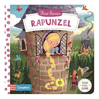 rapunzel a push pull slide book 1st edition dan taylor 1447295692, 978-1447295693
