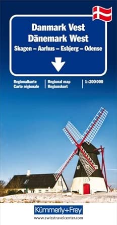 Denmark West Mit Skagen Aarhus Esbjerg Und Odense Inkl Stadtpla Ne Ortsverzeichnis Und Reiseinformationen