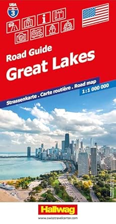 great lakes mit chicago detroit niagara falls isle royale inkl stadtpla ne ortsverzeichnis und