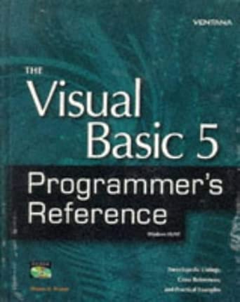 the visual basic 5 programmers reference 1st edition wayne s freeze 1566047145, 978-1566047142