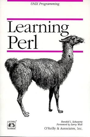 learning perl 1st edition randal l schwartz ,larry wall 1565920422, 978-1565920422