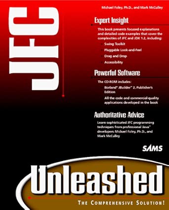 jfc unleashed 1st edition michael w foley ,mark mcculley 0789714663, 978-0789714664