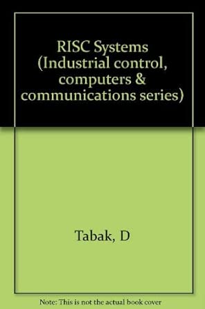 tabak risc systems no 4 1st edition d tabak 0863801005, 978-0863801006