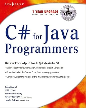 c# for java programmers 1st edition harold cabrera 193183654x, 978-1931836548