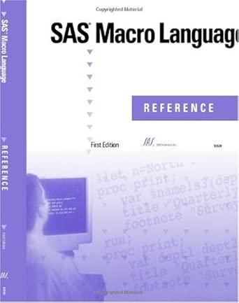 sas macro language reference 1st edition sas publishing 1555449530, 978-1555449537