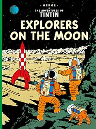 on a marche sur la lune explorers on the moon 1st edition herga c 1405206284, 978-1405206280