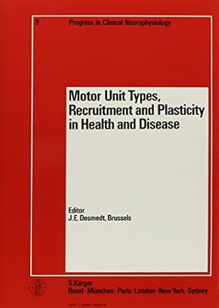 Progress In Clinical Neurophysiology Desmedt Prog In Clincl Neurophysiolgy A A Motor Uni Ta Typs Recmnt And Plast In Health And Disease 9