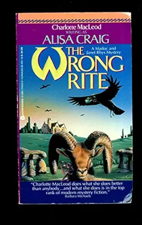 the wrong rite 1st edition charlotte macleod ,alisa craig 0380710439, 978-0380710430