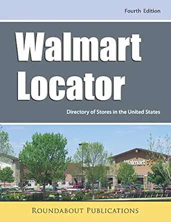 walmart locator   directory of stores in the united states 1st edition roundabout publications 188546472x,