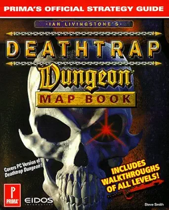 deathtrap dungeon map book 1st edition melene smith 0761517448, 978-0761517443