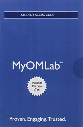 mylab operations management with pearson etext access card for operations management sustainability and