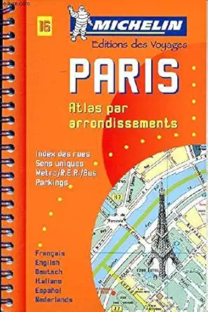 Michelin Paris Pocket Atlas Map No 16