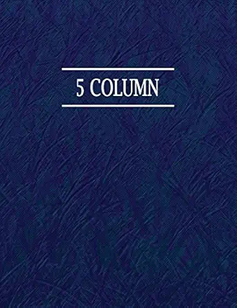 5 Column 168 Page Ledger