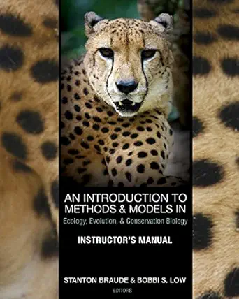Instructor S Manual For An Introduction To Methods And Models In Ecology