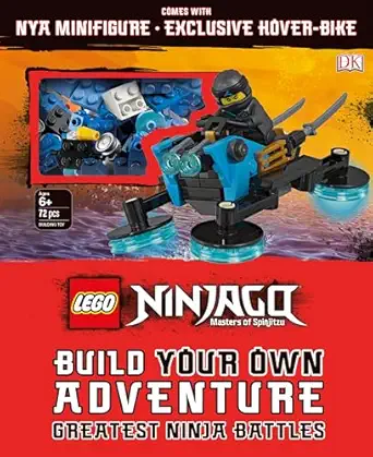 Lego Ninjago Build Your Own Adventure Greatest Ninja Battles With Nya Minifigure And Exclusive Hover Bike Model