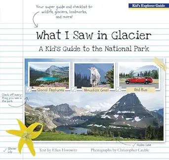 What I Saw In Glacier A Kids Guide To The National Park