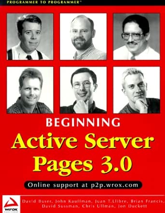 active server pages 3 0 1st edition collectif 1861003382, 978-1861003386