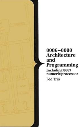 8086/8088 Architecture And Programming