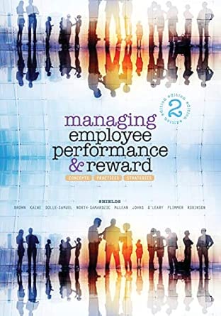 Managing Employee Performance And Reward Concepts Practices Strategies