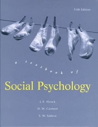 A Textbook Of Social Psychology