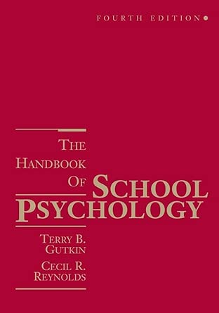 The Handbook Of School Psychology