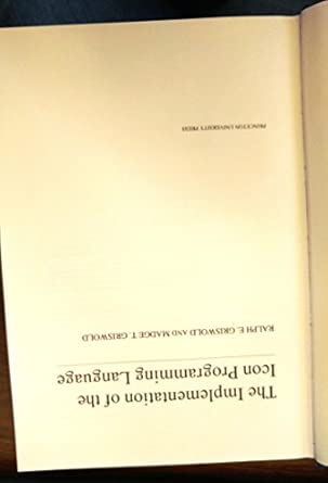 The Implementation Of The Icon Programming Language