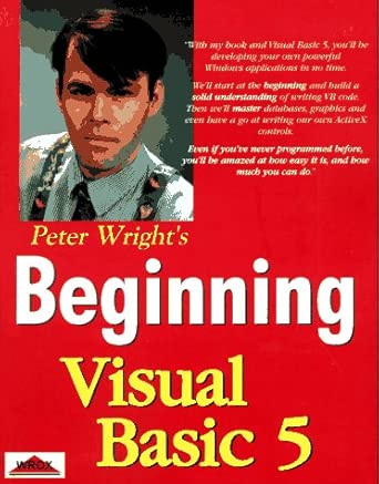 beginning visual basic 5 1st edition patricia wright 1861000391, 978-1861000392