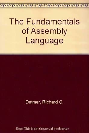 fund of assmbly lang prog using ibm 1st edition richard c detmer 0669182060, 978-0669182064
