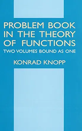 Problem Book In The Theory Of Functions