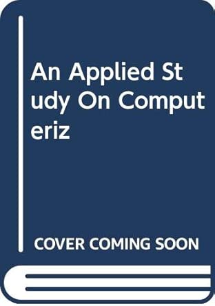 An Applied Study On Computeriz
