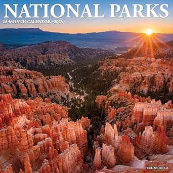 National Parks 2026 Wall Calendar