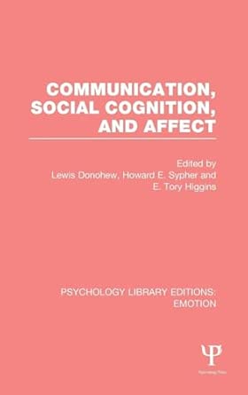 Communication Social Cognition And Affect 4