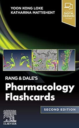 Rang And Dales Pharmacology Flash Cards