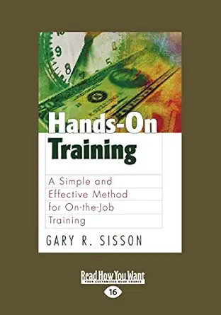 hands on training 1st edition gary r sisson 1458756785, 978-1458756787