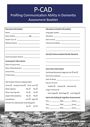 P Cad Assessment Booklet Pack