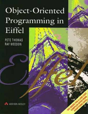 Object Oriented Programming Eiffel
