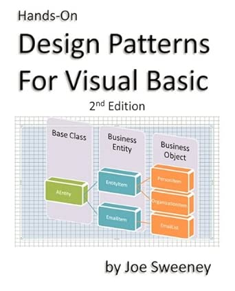 hands on design patterns for visual basic 1st edition joseph sweeney 0984084126, 978-0984084128