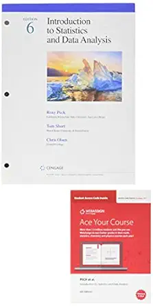 bundle introduction to statistics and data analysis loose leaf version 6th + webassign printed access card