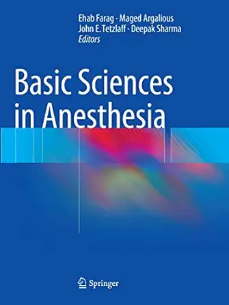Basic Sciences In Anesthesia