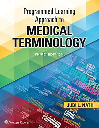 Programmed Learning Approach To Medical Terminology