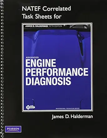 Advanced Engine Performance Diagnosis Natef Correlated Task Sheets