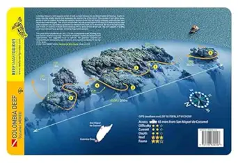 Colombia Deep Cozumel Reef Smart Waterproof Dive Card
