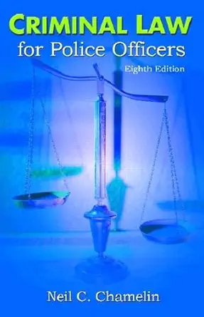 Criminal Law For Police Officers