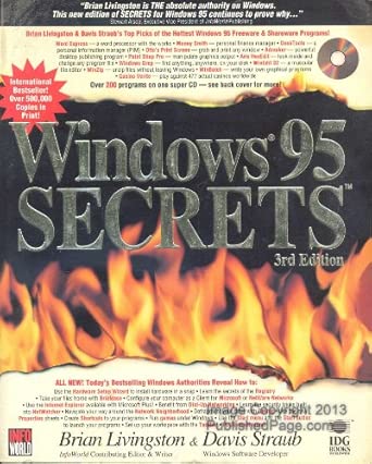 windows 95 secrets 3e 1st edition livingston 1568844530, 978-1568844534