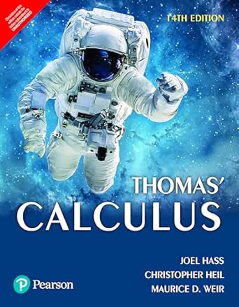 thomas calculus 1st edition hass heil weir 9353060419, 978-9353060411