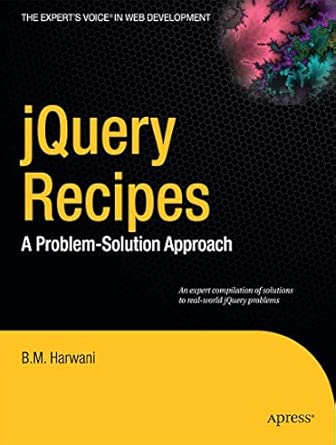Jquery Recipes A Problem Solution Approach