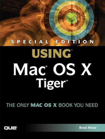 Using Mac Os X Tiger