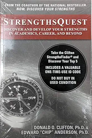 Strengthsquest Discover And Develop Your Strengths In Academics Career And Beyond