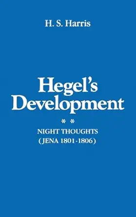 Hegels Development Night Thoughts